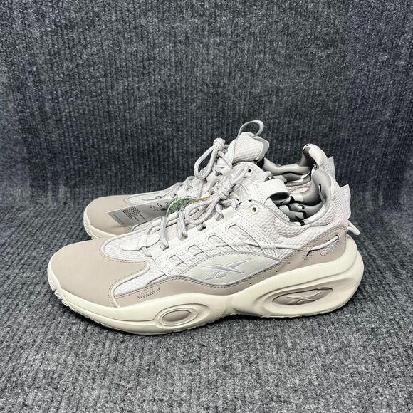NEW Reebok Solution Mid Moonstone Boulder Grey Iverson Shoes Mens 10.5 GW4797 - Picture 3 of 8